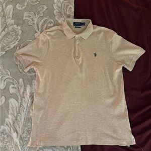 Polo by Ralph Lauren Men's Tan Polo Shirt